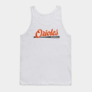 Orioles Baseball Bat Tank Top